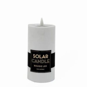 LED Candle 7.5x15cm Solar