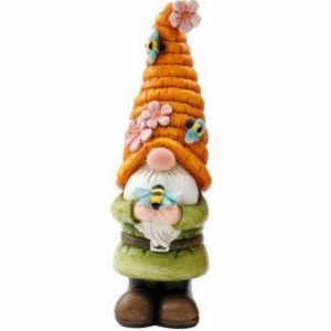 Ornamental Gnome 23cm Bee Hat