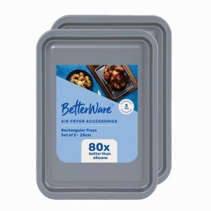 Air Fry BETTERWARE Mini Oven Tray x2 Non Stick