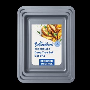 Roasting Tray 28 31 35cm BETTERWARE Set x3