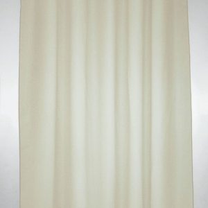 Shower Curtain Polyester Washable Cream 180x200cm