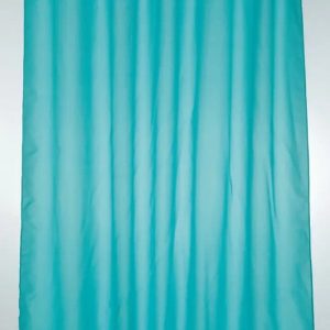 Shower Curtain Polyester Washable Blue 180x200cm