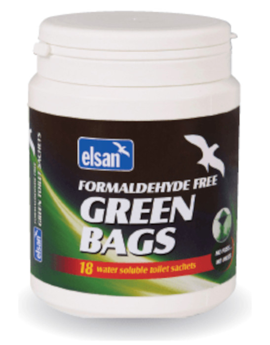 Toilet Fluid in Sachets ELSAN Green 18+3F.O.C.>21