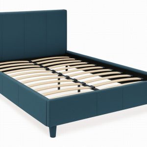 Bedstead  90cm PRADO Fabric Petrol Blue