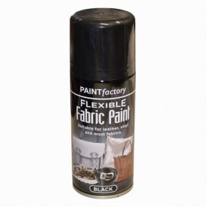 Paint P.FACTORY Flexi. Fabric & Vinyl Black 200ml Aero.