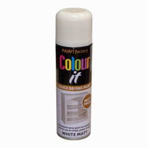 Paint COLOUR IT Matt White 250ml Aero.