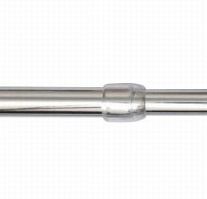 Cafe Rod RENAISSANCE Domed End 135>220cm Chrome