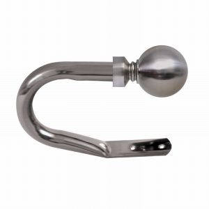 Curtain Holdback RENAISSANCE Ball End Br. Nickel