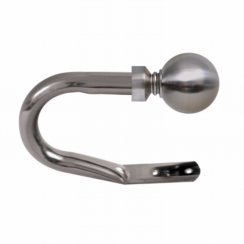 Curtain Holdback RENAISSANCE Ball End Br. Nickel