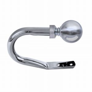 Curtain Holdback RENAISSANCE Ball End Pol. Chrome