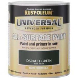 Paint UNIVERSAL Satin Darkest Green 250ml