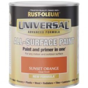 Paint UNIVERSAL Gloss Sunset Orange 250ml