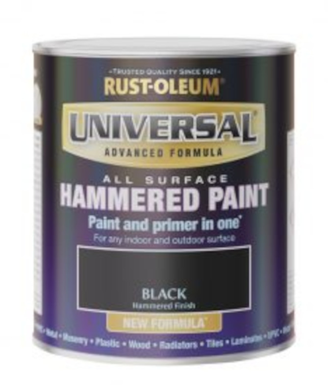 Paint UNIVERSAL Hammered Black 750ml