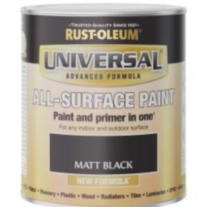 Paint UNIVERSAL Matt Black 250ml