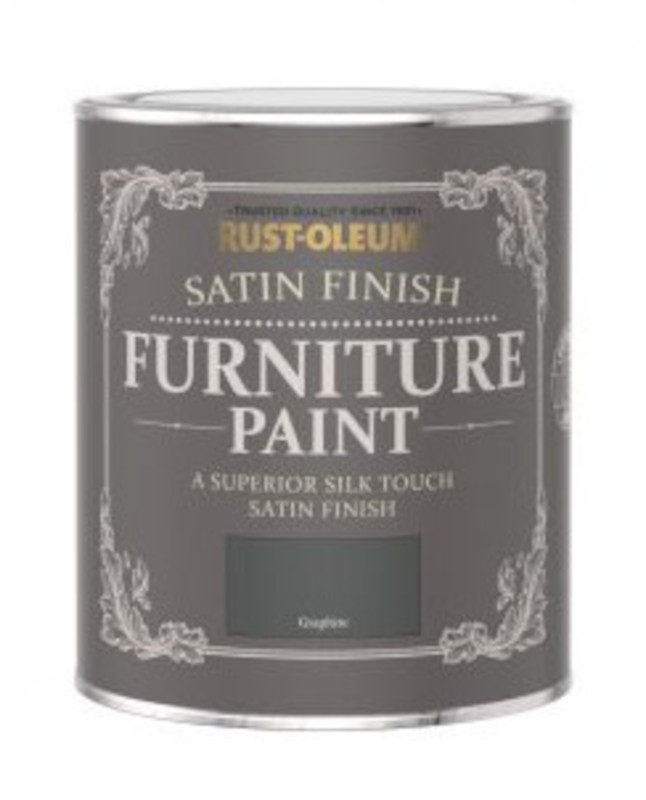 Paint Satin Furniture Graphite 750ml