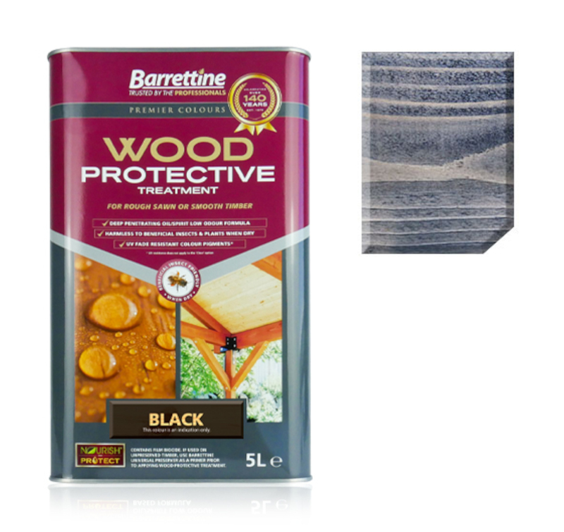 Wood Protective Treatment 5Ltr. Black
