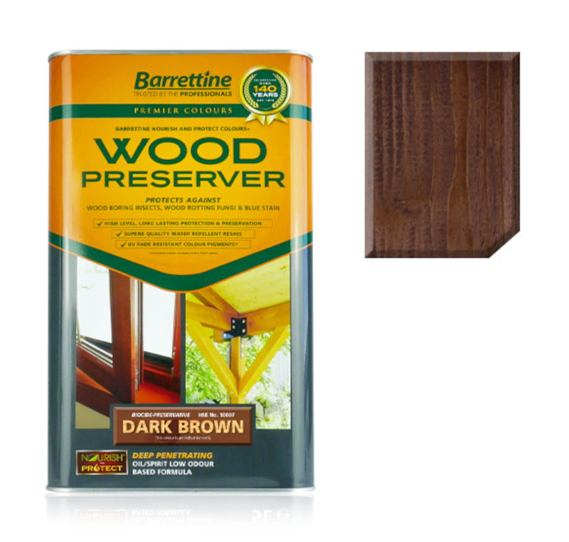 Wood Preserver 1Ltr. Dark Brown