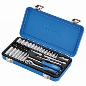 Socket Set DRAPER MM 45Pce. 1/4" Drive