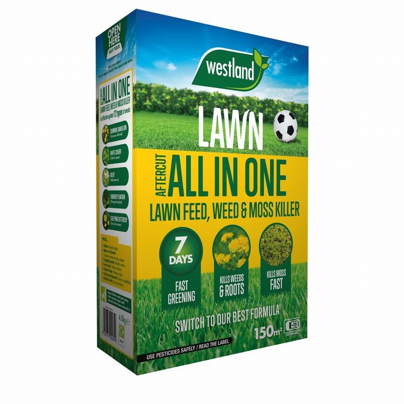 Lawn Weed Feed + Mosskiller AFTERCUT 150m2