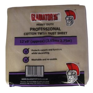 Dust Sheet Cotton Twill 12x9' Approx.