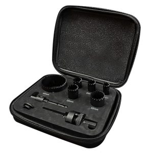 Drill Set Electricians Cobalt Holesaw 11Pce. In Case