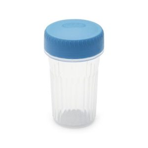 Food Storage Beaker 330ml Blue Screw Lid