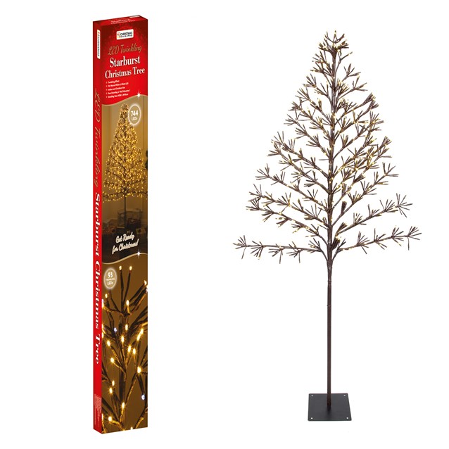 Christmas Tree 1.8Mtr. 744 LED Twinkling Starburst