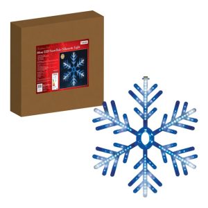 Christmas Light 60cm Blue White Snowflake Window
