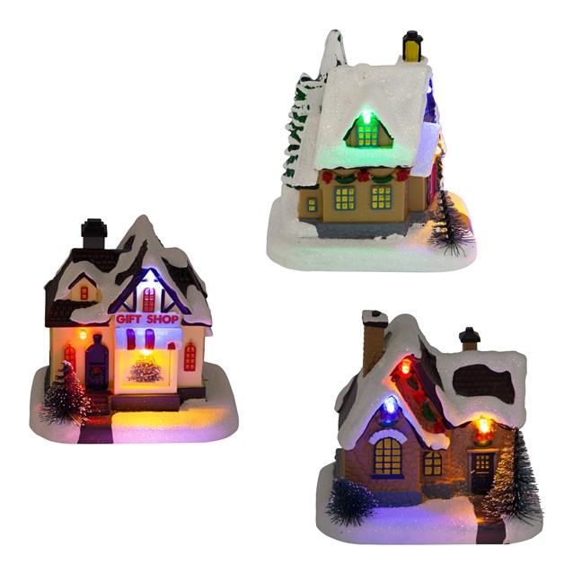 Christmas LED House Ornament