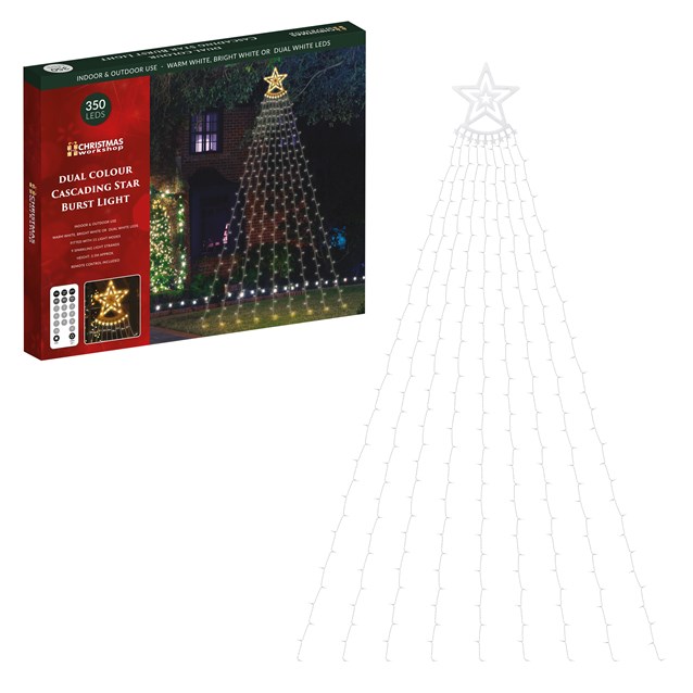 Christmas 3.5Mtr. Star Tail Light Warm & Brilliant White