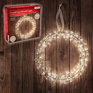 Christmas Wreath 100 LED Warm White 38cm