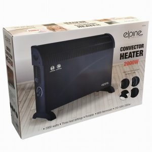 Heater Convector 2000Watt Black