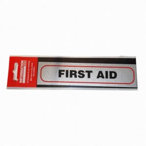 Sign Self Ad. 170x40mm FIRST AID