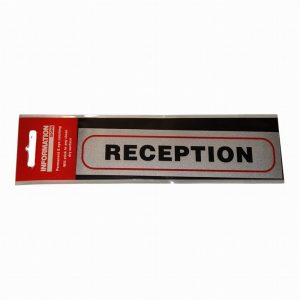 Sign Self Ad. 170x40mm RECEPTION