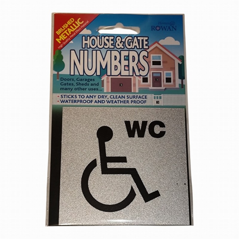 Sign Self Ad. xmm DISABLED TOILET (Symbol)