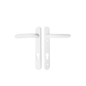 Handle Lock For UPVC Door White Sprung 122mm SHD