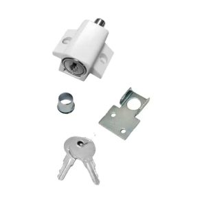 Lock Patio Door White