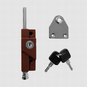 Bolt Heavy Duty Key Locking Brown