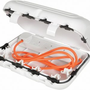 Box External Enclosure IP64 C./W. 4Gang 2Mtr. Hi. Viz lead