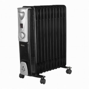 Heater Oil Filled Radiator 2.5Kw 11 Fin Black