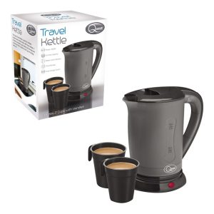 Kettle Travel  .5Ltr Travel 600Watt & 2 Cups Black