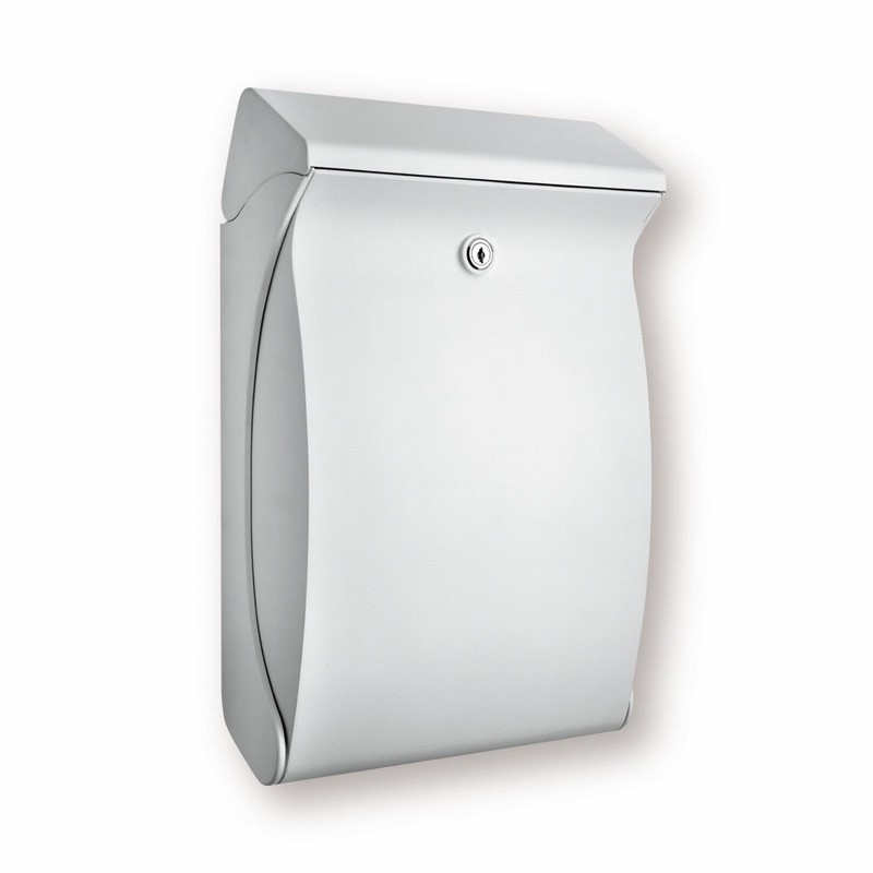 Post Box SWING White Weather Resistant Plastic