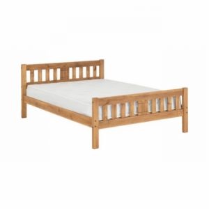 Bedstead 135cm RIO Distressed Waxed Pine