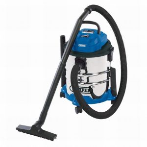 Vacuum Cleaner DRAPER Cylinder Wet & Dry 20Ltr. SS 1250Watt