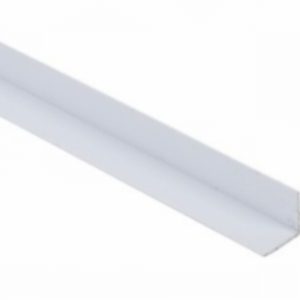 Angle PVC 10x10x1mmx2Mtr. 90Degree White