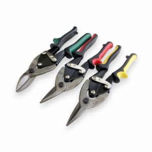 Tin Snips 25cm Aviation Pattern x3 Centre Left & Right Cut
