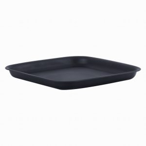 Tray Saucer for Planter VISTA 40cm Sq. Black 34cm Actual