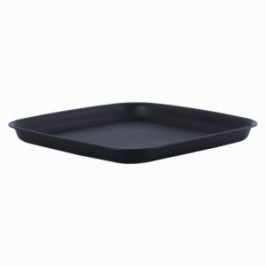 Tray Saucer for Planter VISTA 49cm Sq. Black 42cm Actual