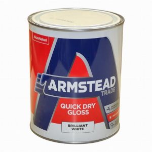 Paint Satin Finish Brilliant White 1Ltr. Q./D. W.Base