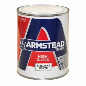 Paint High Gloss Brilliant White  1Ltr.